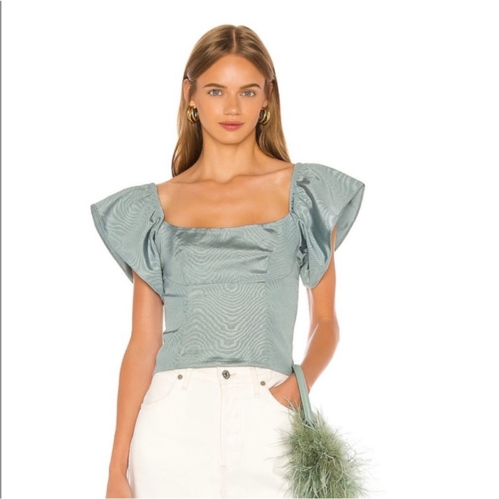 LPA Rowan Top in Dusty Blue